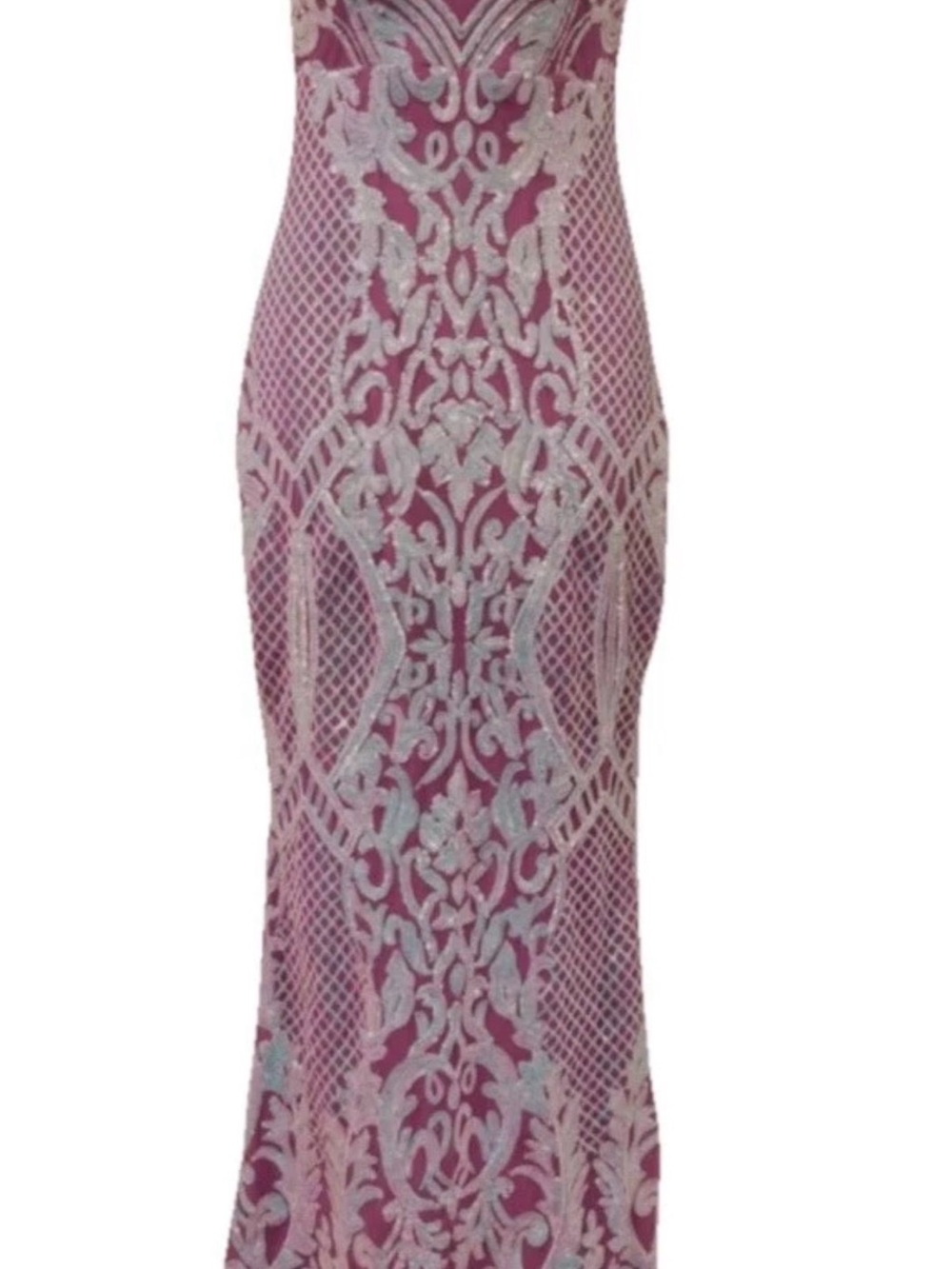 Jump Pink Lace-Embellished Maxi Skirt